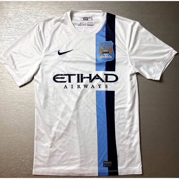 Men's 2013/14 Nike Manchester City Third Kit Soccer Jersey Size Small New - Picture 1 of 10